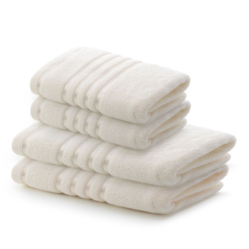 4-dijelni set ručnika Svilanit Quick Dry - bež 2 x 50 x 100 + 2 x 70 x 140 cm