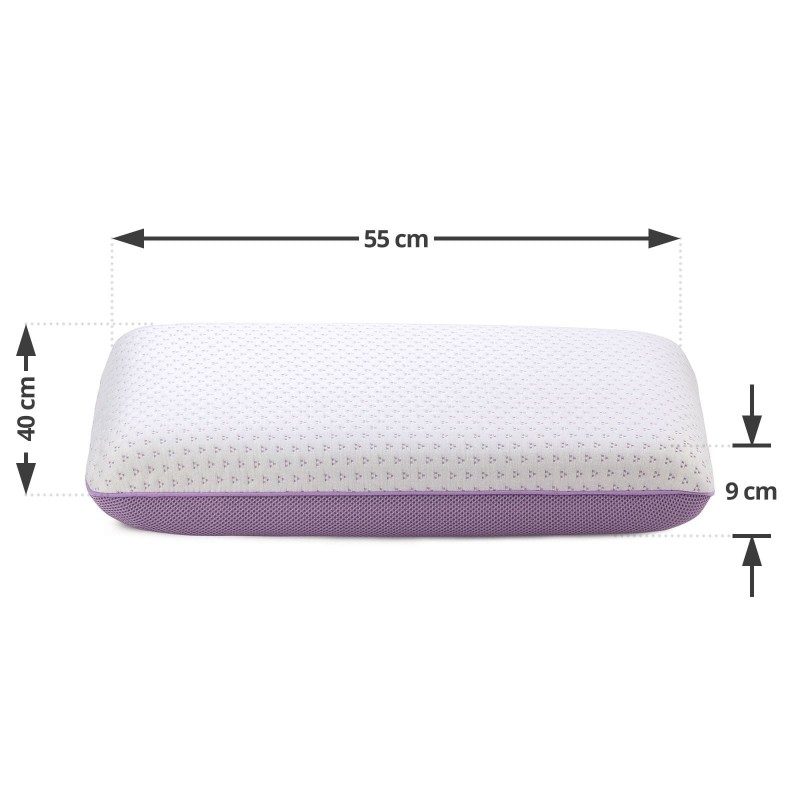 Klasični jastuk od memorijske pjene Vitapur Lavender Memory