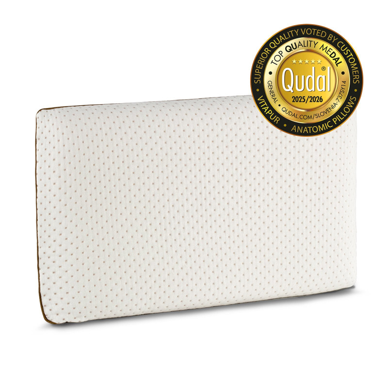 Vitapur ergonomski jastuk od lateksa s piramidnom strukturom - 65x40 cm