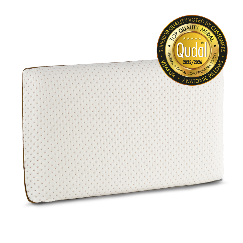 Vitapur ergonomski jastuk od lateksa s piramidnom strukturom - 65x40 cm