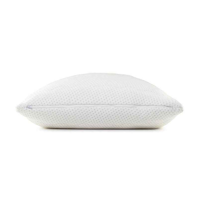Klasični jastuk SleepForm s lateksom sigurno će vas uvjeriti u svestranost jer je prikladan za sve položaje spavanja i za sve koji jastuk savijaju tijekom spavanja. Lateks je prirodniji materijal koji odlično podupire vrat i glavu tijekom spavanja, a rupičasta struktura jezgre osigurava suho okruženje za spavanje. Navlaka jastuka je skidiva i periva na 40 °C.