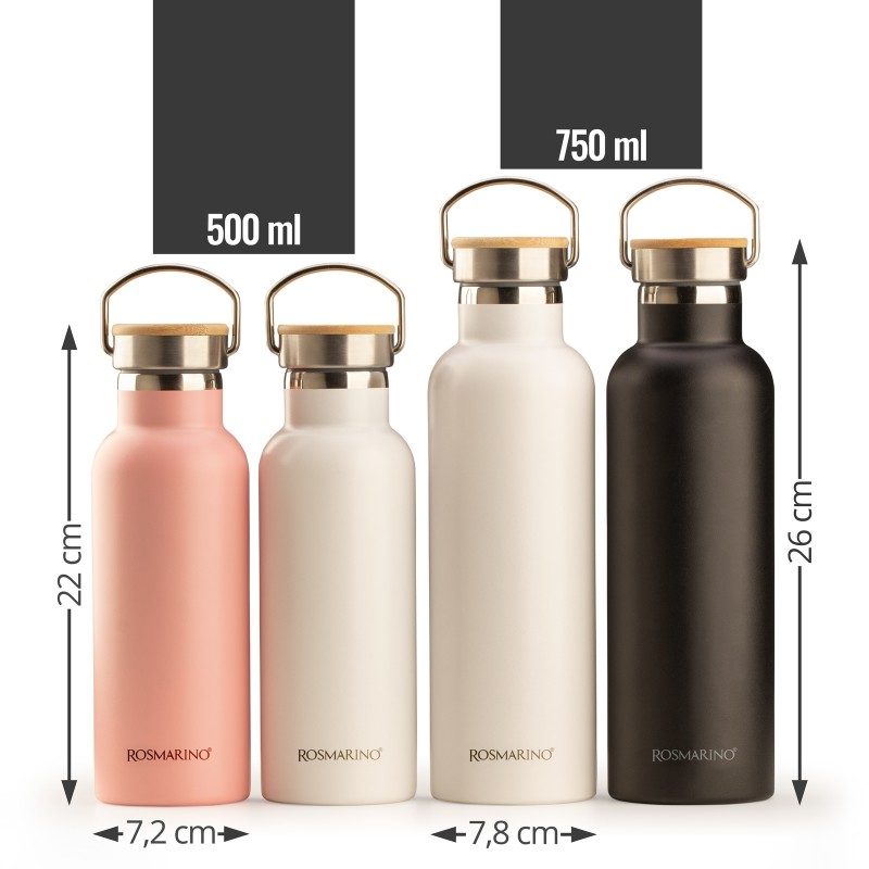 Vakuumska termosica Rosmarino – roza, 500 ml