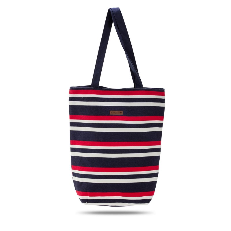 Mala torba za plažu Svilanit Nautica, plavo-crvena