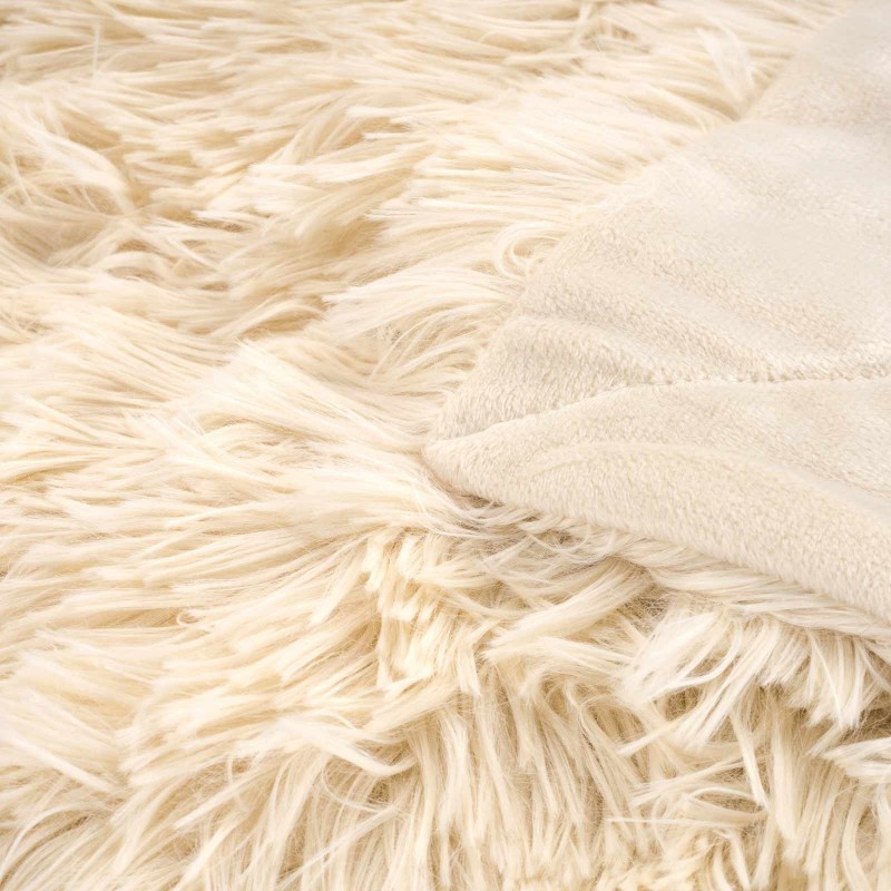 Dekorativni pokrivač Vitapur Fluffy – bež