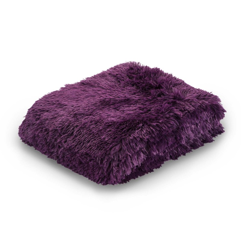 Dekorativni pokrivač Vitapur Fluffy – ljubičasti