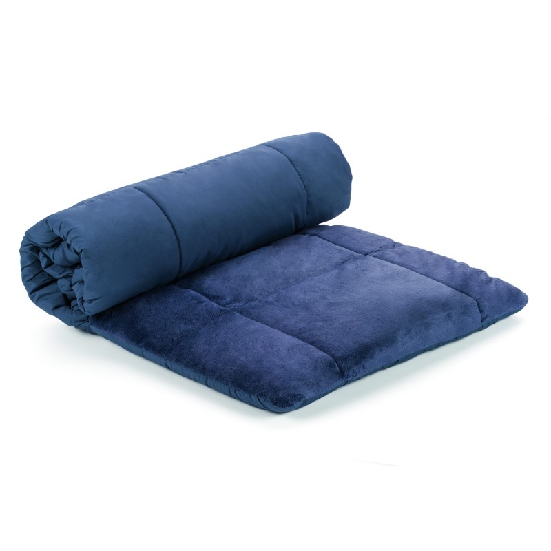 Dekorativni pokrivač/jastuk Svilanit SoftTouch 4 u 1 - plavi