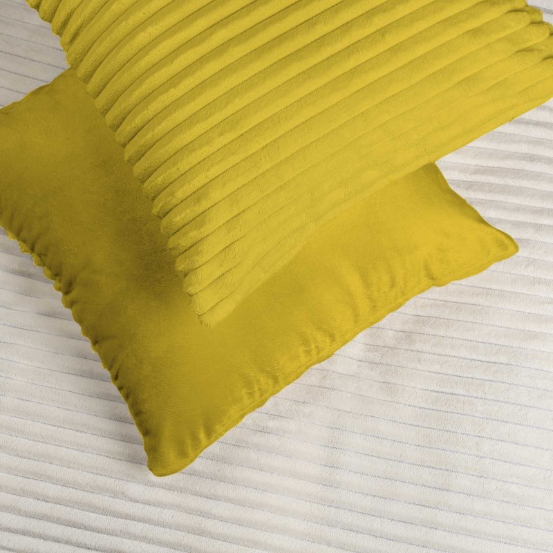 Set jastučnica za dekorativni jastuk Svilanit Dream Velvet - žuti