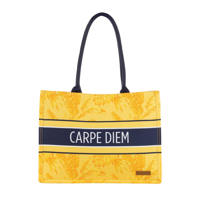 Moderna torba Svilanit Carpe Diem, žuta