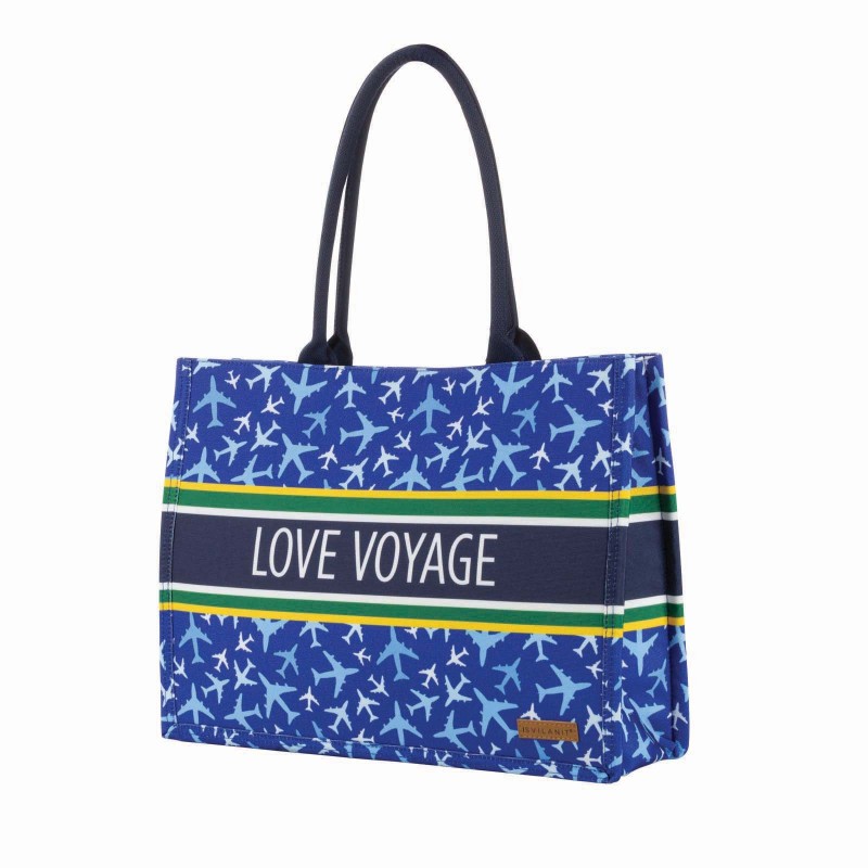 Moderna torba Svilanit Love Voyage, svijetlo plava