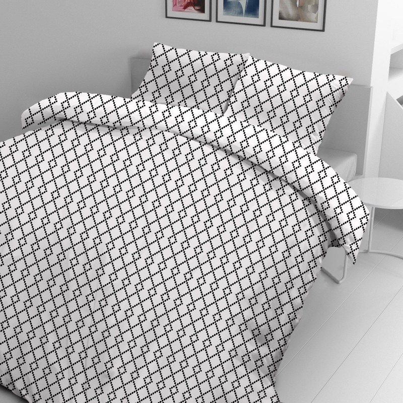Pamučna posteljina Svilanit Pixel