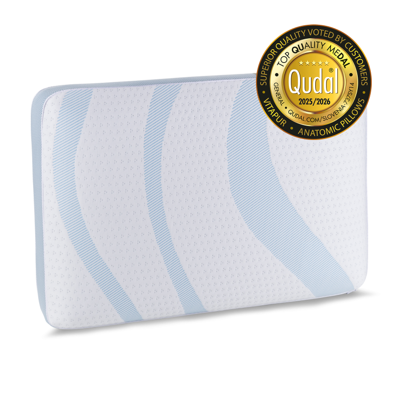 Vitapur ergonomski jastuk MemoSilver Premium Fresh – 40x60 cm