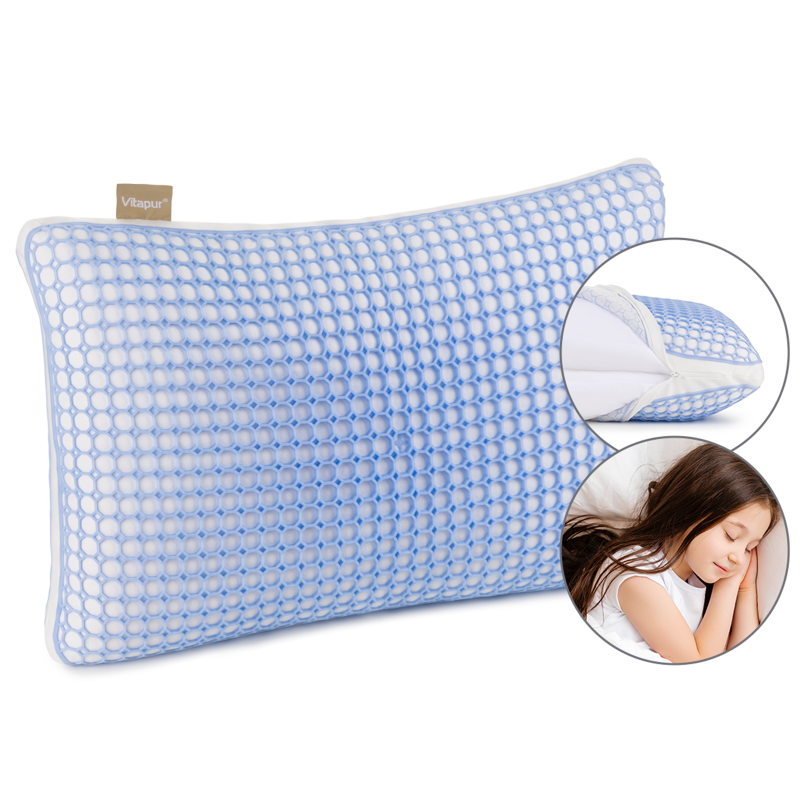Vitapur hibridni ergonomski jastuk MemoElite Junior – 40x60 cm