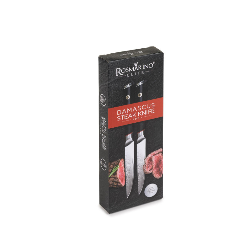 Set noževa za odreske Rosmarino Steak Elite Damascus