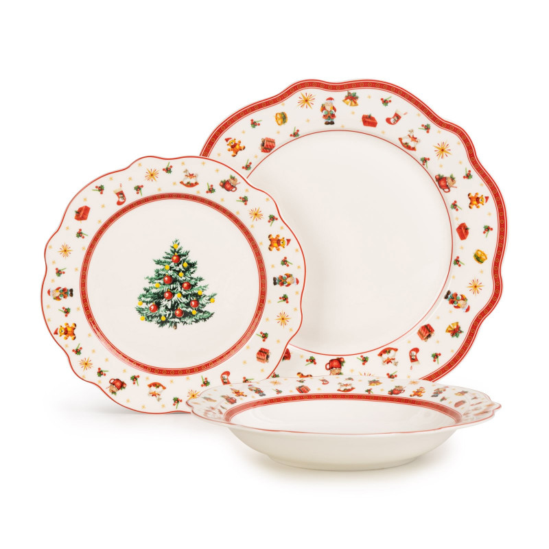 Rosmarino 3-dijelni božićni set od porculana XmasToys