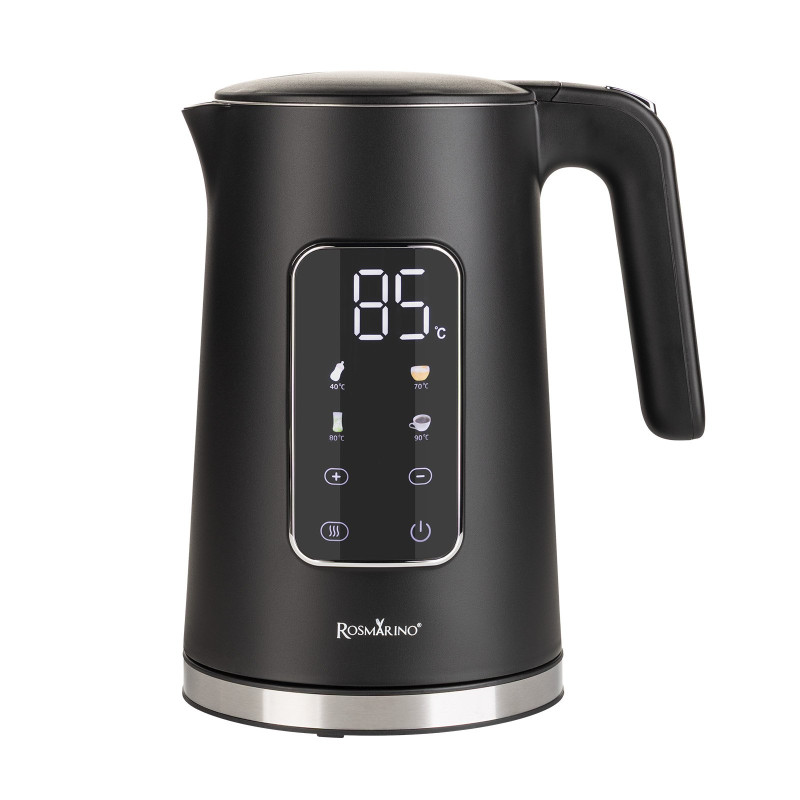 Kuhalo za vodu s regulacijom temperature Rosmarino ThermoTouch PRO Series 5-u-1 – 1,7 L
