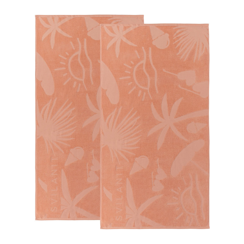 1+1 GRATIS Svilanit premium ručnik za plažu Summer Pink, 80 x 160 cm