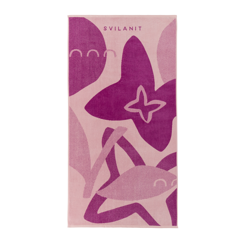 Svilanit premium ručnik za plažu Fuchsia, 80 x 160 cm