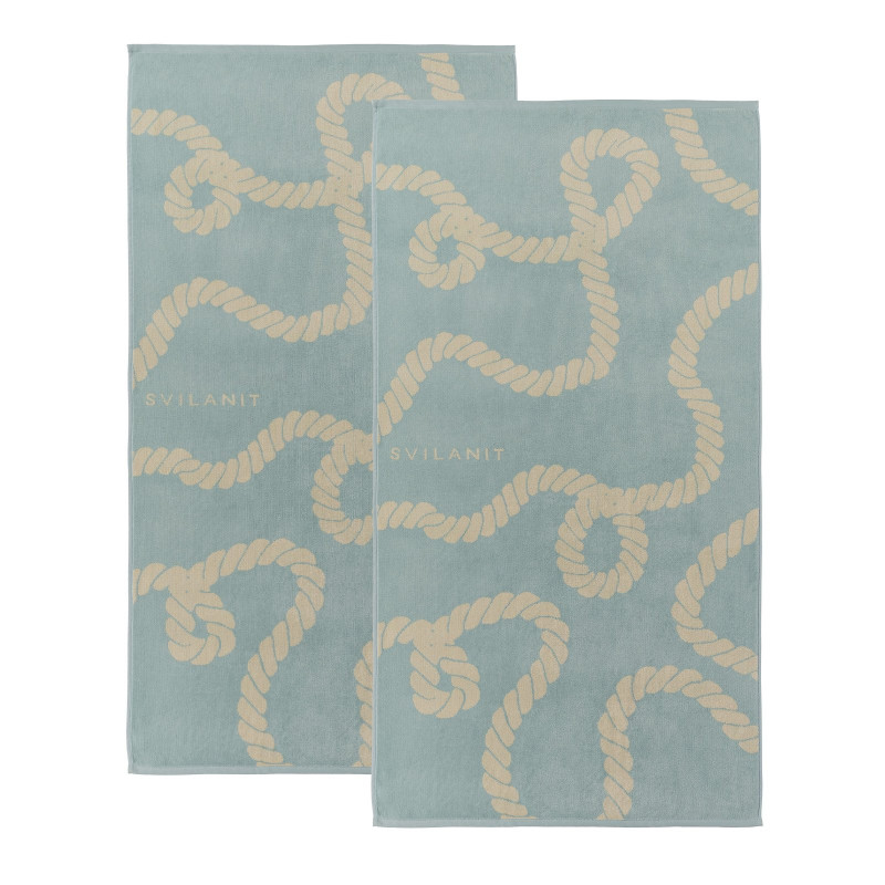 1+1 GRATIS Svilanit premium ručnik za plažu Ropes, 80 x 160 cm