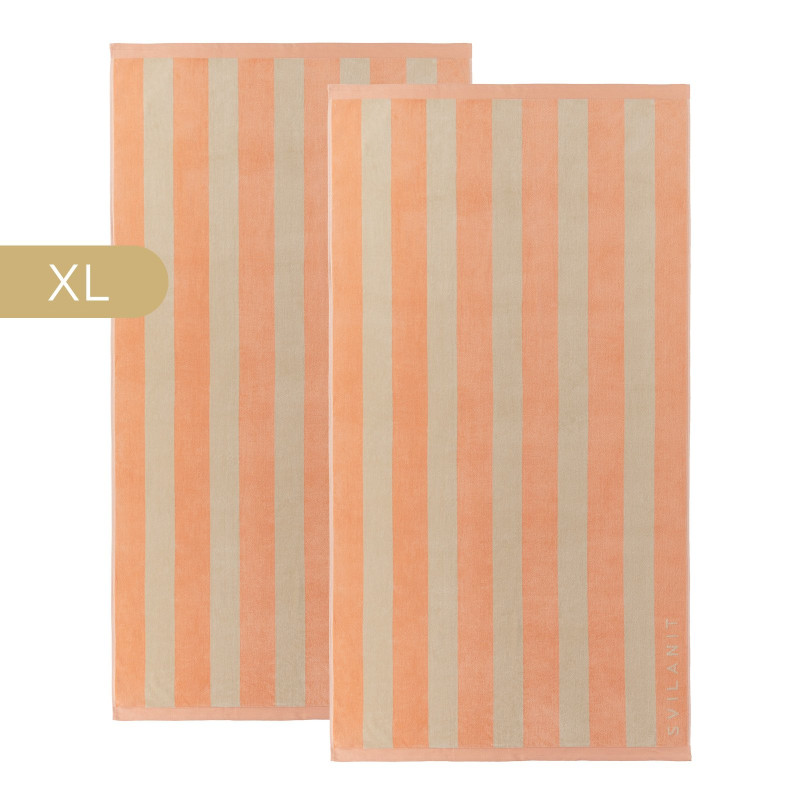 1+1 GRATIS Svilanit premium veliki ručnik za plažu Rose, 100 x 180 cm