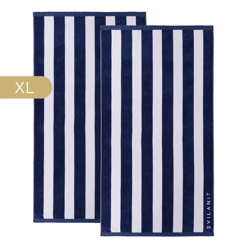 1+1 GRATIS Svilanit premium veliki ručnik za plažu Nautic, 100 x 180 cm