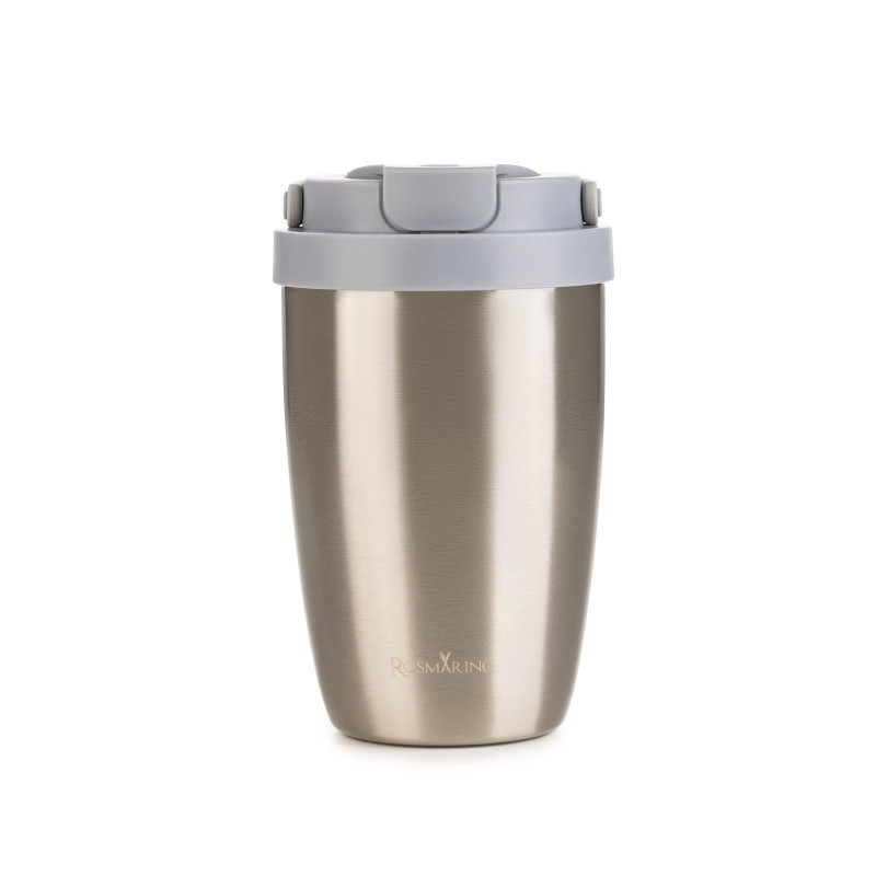 Termo čaša Rosmarino Muse – 400 ml, srebrna