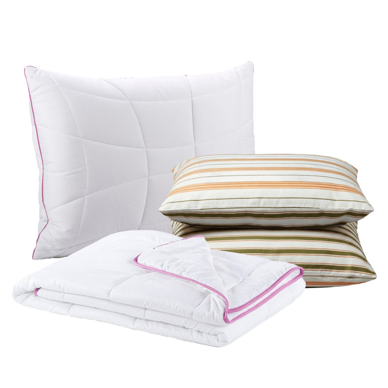 Set jastuka i ljetnog popluna Vitapur Lavender Provence + posteljina Svilanit Linella