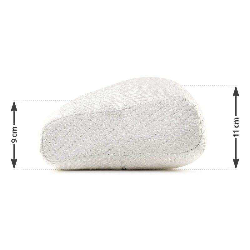Anatomski jastuk od lateksa Ortopedic Vario - 62x30x7/11 cm