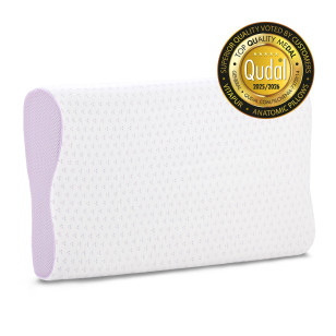Anatomski jastuk Vitapur Lavender Memory - 30x50x7/9 cm