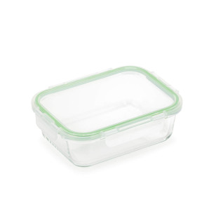 Pravokutna staklena posuda za hranu s poklopcem Rosmarino Bake&Go - 1000 ml