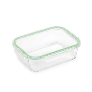 Pravokutna staklena posuda za hranu s poklopcem Rosmarino Bake&Go - 1500 ml