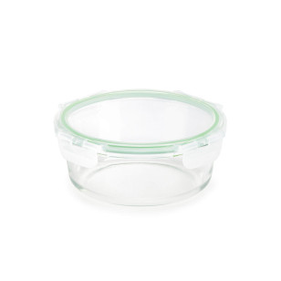 Okrugla staklena posuda za hranu s poklopcem Rosmarino Bake&Go - 950 ml