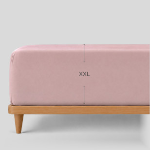 Vitapur pamučna plahta s gumicom Svilanit Luxe Sateen XXL - roza