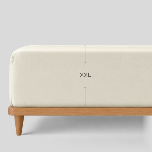 Vitapur pamučna plahta s gumicom Svilanit Luxe Sateen XXL- bež