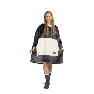 Hoodie deka za odrasle Svilanit Midnight Charm + Poklon čarape