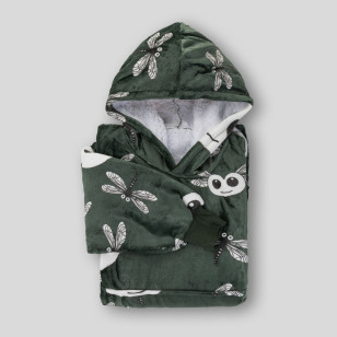 Hoodie deka za odrasle Svilanit Big Eye + Poklon čarape