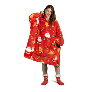 Vitapur hoodie deka Svilanit XmassJoy + poklon: čarape