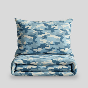 Svilanit dječja pamučna posteljina Camo