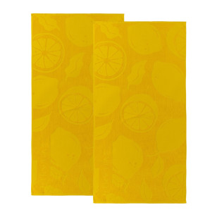 1+1 GRATIS Svilanit premium ručnik za plažu Lemons, 80 x 160 cm