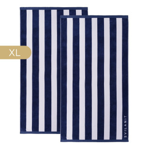 1+1 GRATIS Svilanit premium veliki ručnik za plažu Nautic, 100 x 180 cm