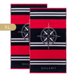 1+1 GRATIS Svilanit premium veliki ručnik za plažu Classic, 100 x 180 cm