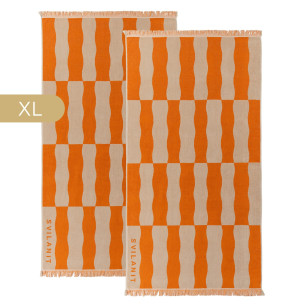 1+1 GRATIS Svilanit premium veliki ručnik za plažu Retro, 100 x 180 cm