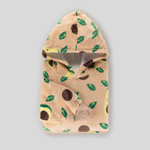 Hoodie deka s rukavima Svilanit Avocado Vibes + POKLON: čarape