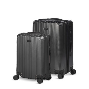 Set kabinskog i većeg kofera Scandinavia Voyage Prestige – 40 + 60 L, crni