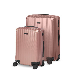 Set kabinskog i većeg kofera Scandinavia Voyage Prestige – 40 + 60 L, rozi