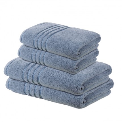 4-dijelni set ručnika Svilanit Quick Dry - plavi 2 x 50 x 100 + 2 x 70 x 140 cm