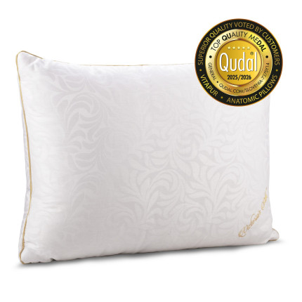 Vitapur ergonomski svileni jastuk Victoria's Silk, niži - 50x70cm