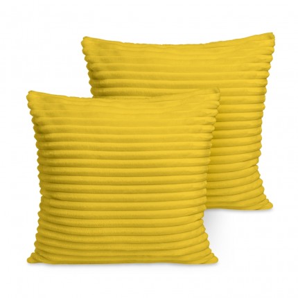 Set jastučnica za dekorativni jastuk Svilanit Dream Velvet - žuti
