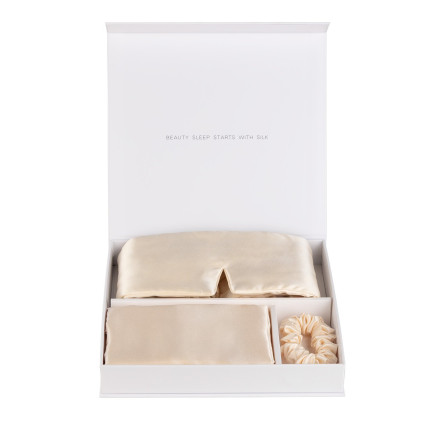 Svilanit set od vrhunske mulberry svile Beige Frisson