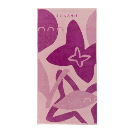 Svilanit premium ručnik za plažu Fuchsia, 80 x 160 cm