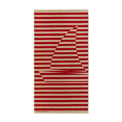 Svilanit premium ručnik za plažu Sailing Boat, 80 x 160 cm
